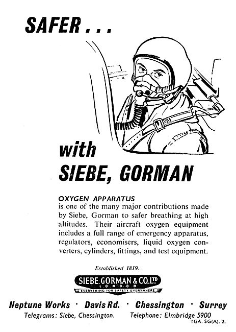 Siebe Gorman Safety Equipment, Oxygen Equipment                  