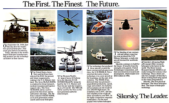Sikorsky Helicopters 1983                                        