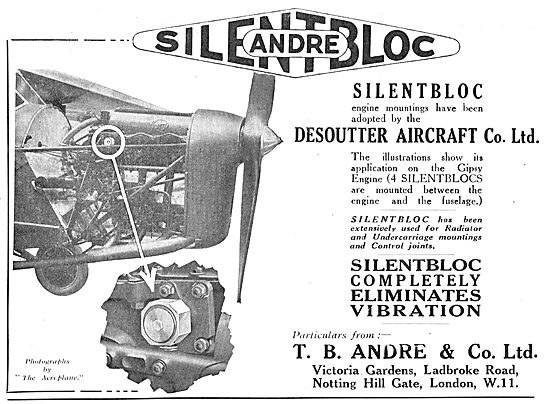 T.B.Andre & Co - Silentbloc Anti Vibration Mountings For Aircraft