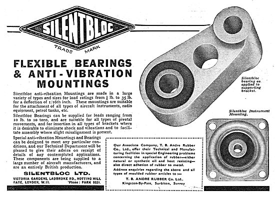 Silentbloc Flexible Bearings & Anti Vibration Mountings          