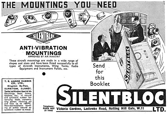 Silentbloc Anti Vibration Mountings For Aircraft                 