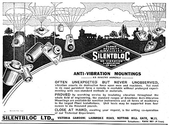 Silentbloc Anti Vibration Mountings For Aircraft                 