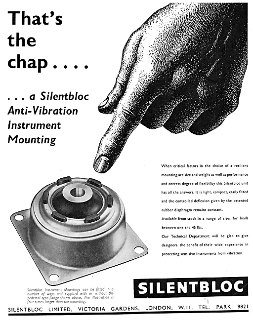 Silentbloc Anti-Vibration Mountings For Aircraft                 