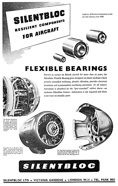 Silentbloc Anti Vibration Mountings & Flexible Bearings          