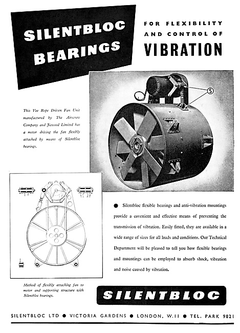 Silentbloc Anti-Vibration Mountings For Aircraft                 