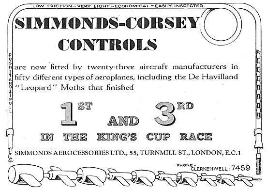 Simmonds Corsey Controls Leopard Moth                            