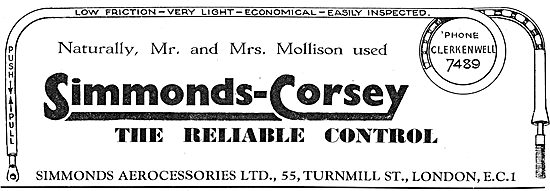 Simmonds Corsey Controls Used By The Mollisons                   