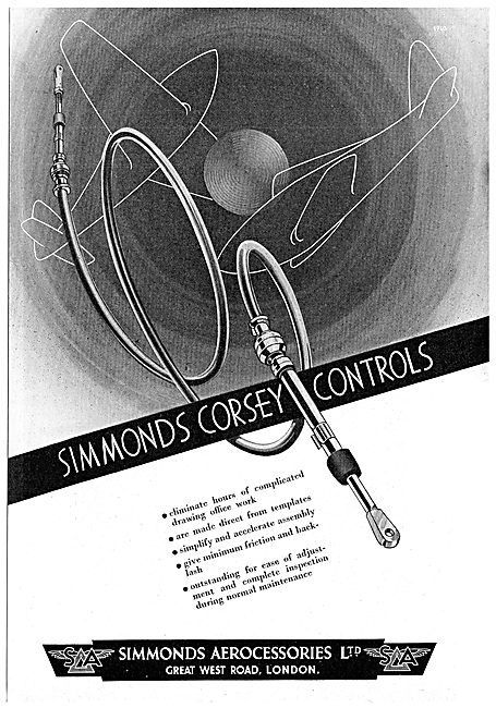 Simmonds Aerocessories : Simmonds Corsey Controls                