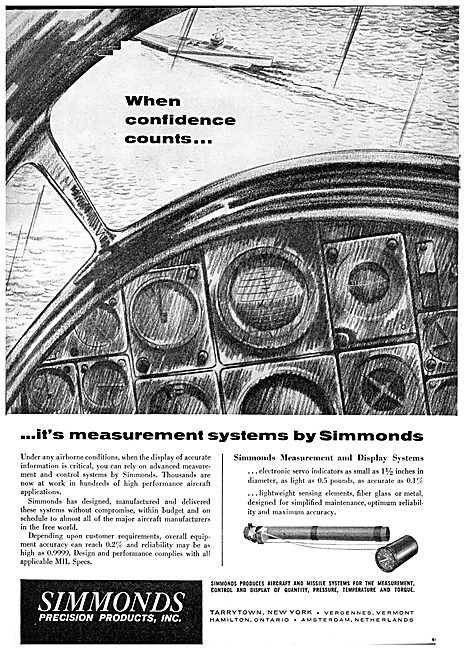 Simmonds Precision Products. Measurement & Display Systems       