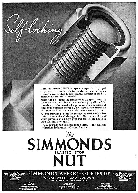 Simmonds Aerocessories - Simmonds Nut                            