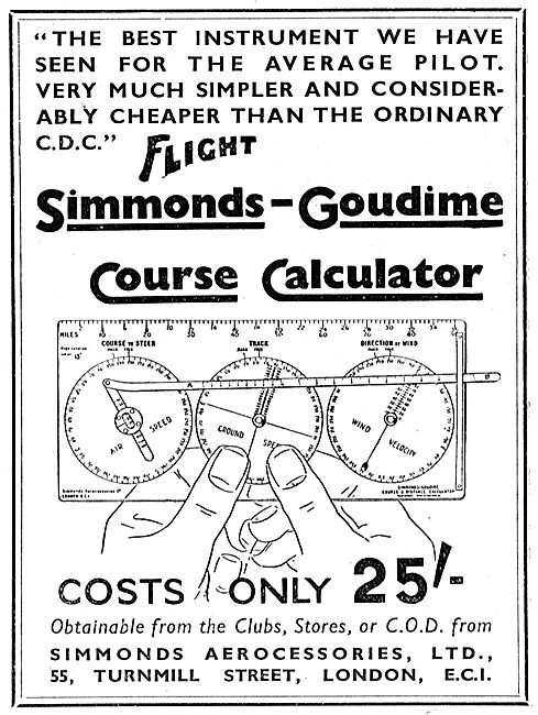 Simmonds-Goudime Course Calculator                               