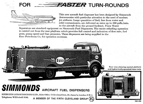 Simmonds Aircraft Refuelling Dispensers                          