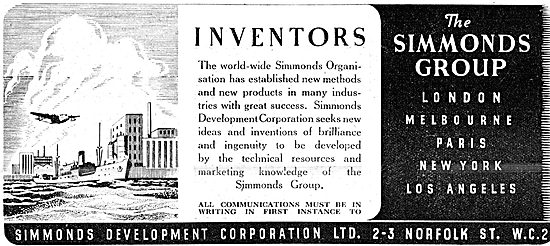 Simmonds Development Corporation. Facilities For Inventors       