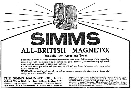 Simms Aviation Magnetos                                          