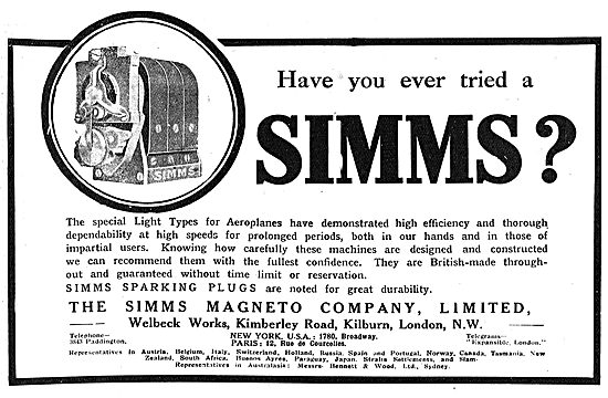 Airmen - Have You Ever Tried A Simms Magneto?                    