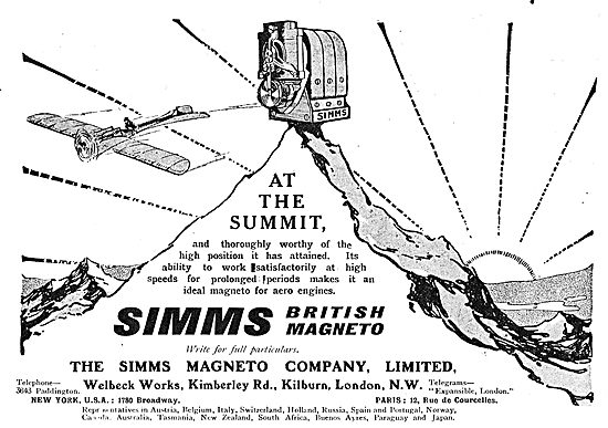 Simms Magnetos - Ideal For Aero Engines                          