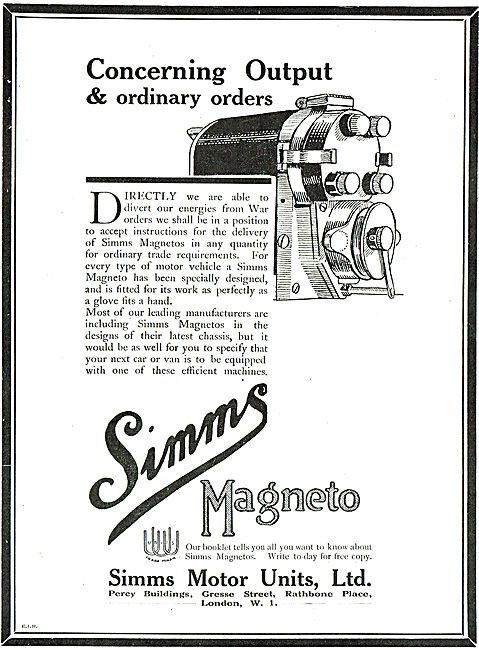 Simms Aviation Magnetos                                          