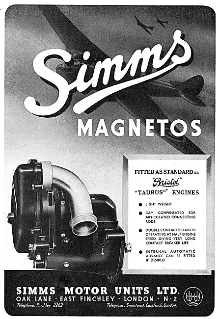 Simms Aero-Engine Magnetos                                       