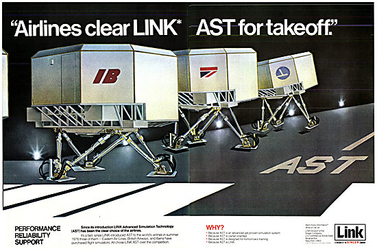 Singer Link Flight Simulators - AST 1977                         