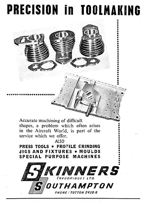 Skinners Southampton. Precision Toolmakers                       