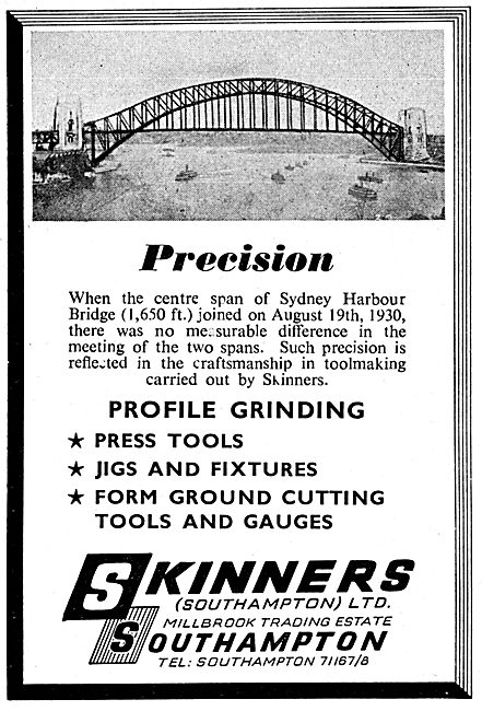 Skinners Profile Grinding, Press Tools, Jigs & Fixtures          