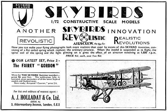 Skybirds: The Skybirds Revolistic Airscrew: Fairey Gordon        