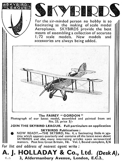 Skybirds Model Fairey Gordon                                     