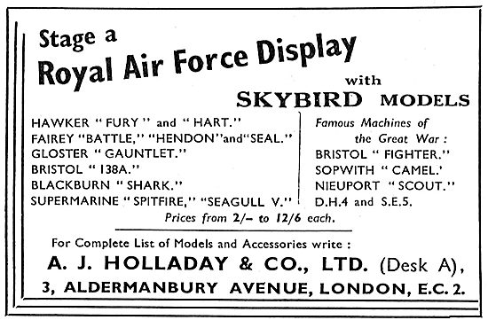 Skybirds Models - Stage Your Own RAF Display                     