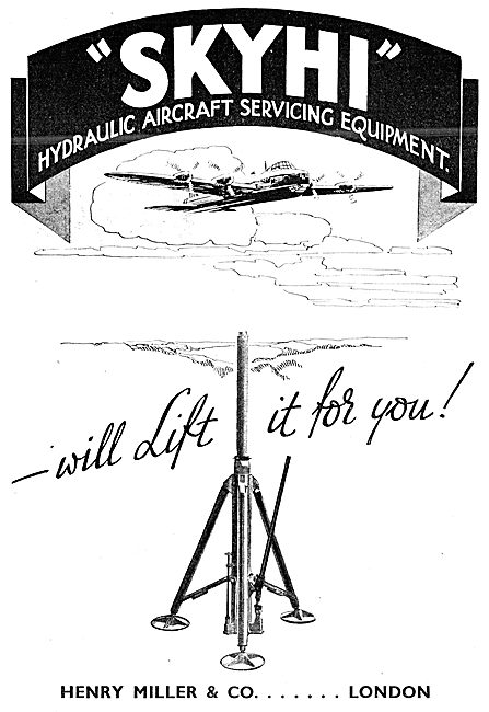 Skyhi Aircraft Jacks & Servicing Ground Equipment 1943           