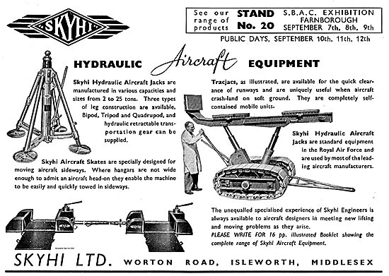 Skyhi Aircraft Skates For Sideways Movement Of Aircraft          