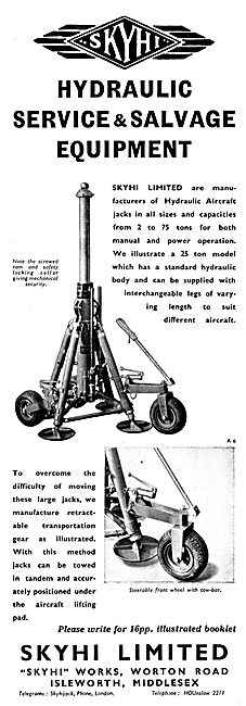 Skyhi Aircraft Jacks & Servicing & Salvage Ground Equipment      