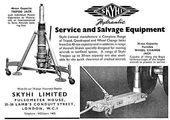 Skyhi Aircraft Jacks & Aircraft Salvage Equipment                
