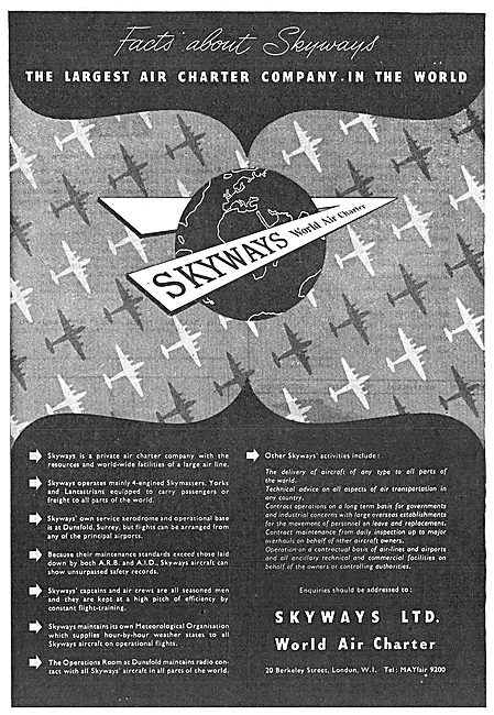 Skyways Air Charter Services                                     