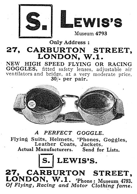 S.Lewis's Flying Goggles                                         