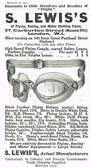 S Lewis's Flying Goggles                                         