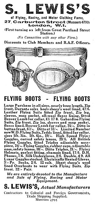 S.Lewis's Flying Clothing                                        