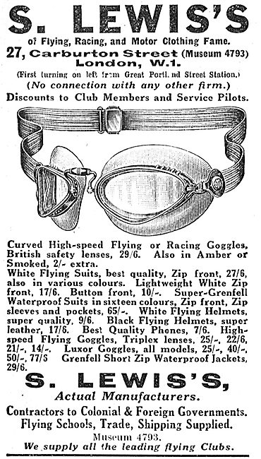 S.Lewis's Flying Clothing                                        