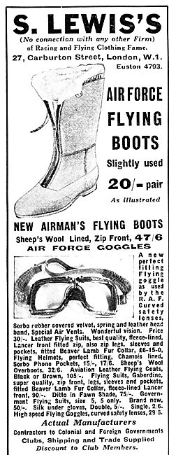 S.Lewis's Flying Clothing - Flying Boots                         