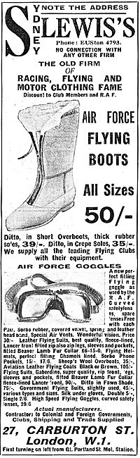 S.Lewis's Flying Clothing - Air Force Flying Boots               