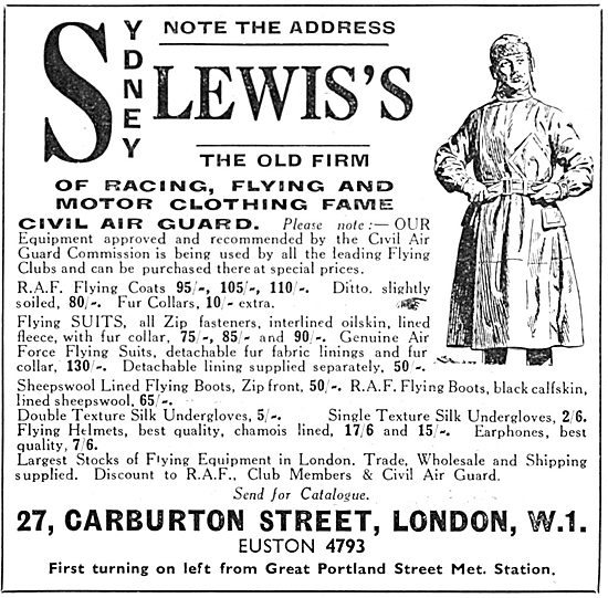 S.Lewis's Flying Clothing - Sydney Lewis                         