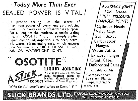 Slick Brands. Osotite Liquid Jointing                            