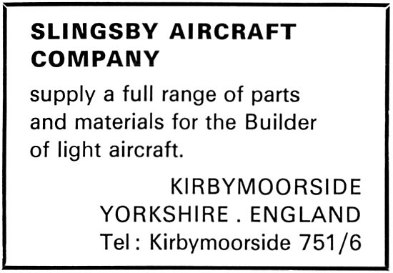 Slingsby Aircraft                                                