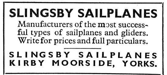 Slingsby Sailplanes                                              