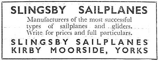 Slingsby Sailplanes. Sailplanes & Gliders                        