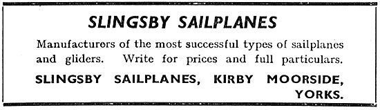 Slingsby Sailplanes                                              