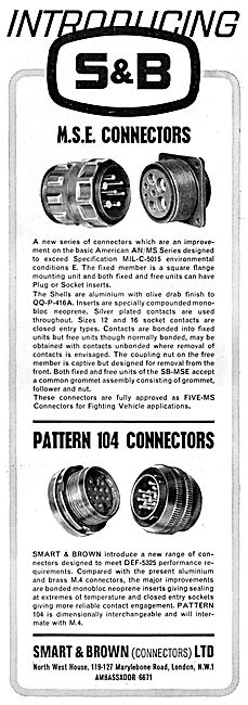 Smart & Brown Electrical Connectors. MSE Pattern 104             