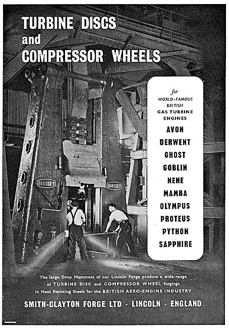 Smith-Clayton Forged Turbine Discs & Compressor Wheels           