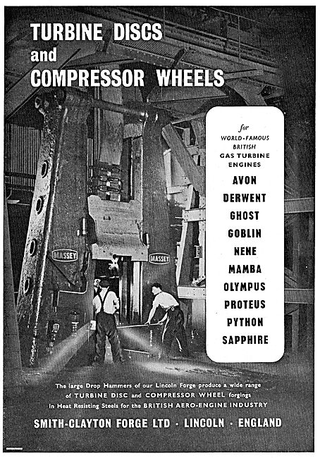 Smith-Clayton Forged Turbine Discs & Compressor Wheels           