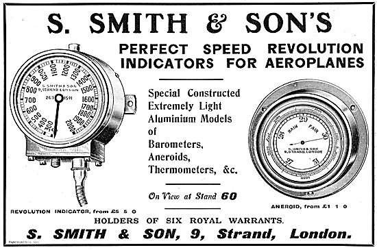 Smiths Perfect Speed Revolution Indicators For Aeroplanes        