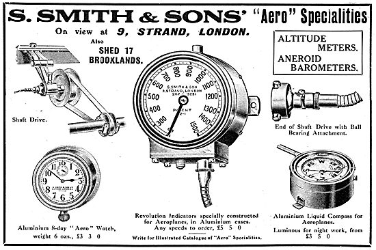 Smiths Aircraft Instruments 1911                                 